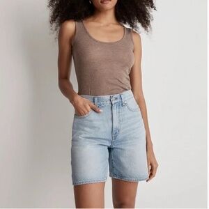 Madewell Baggy Jean Short- 28 NWT *High Waist, Denim*